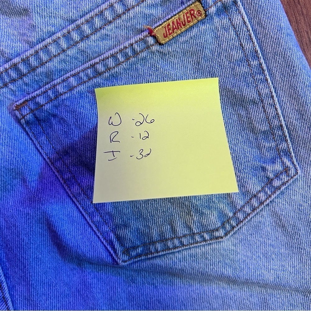 Classic Light Blue Women's Jeans Vintage High Rise Jeaner jeans - Picture 8 of 8